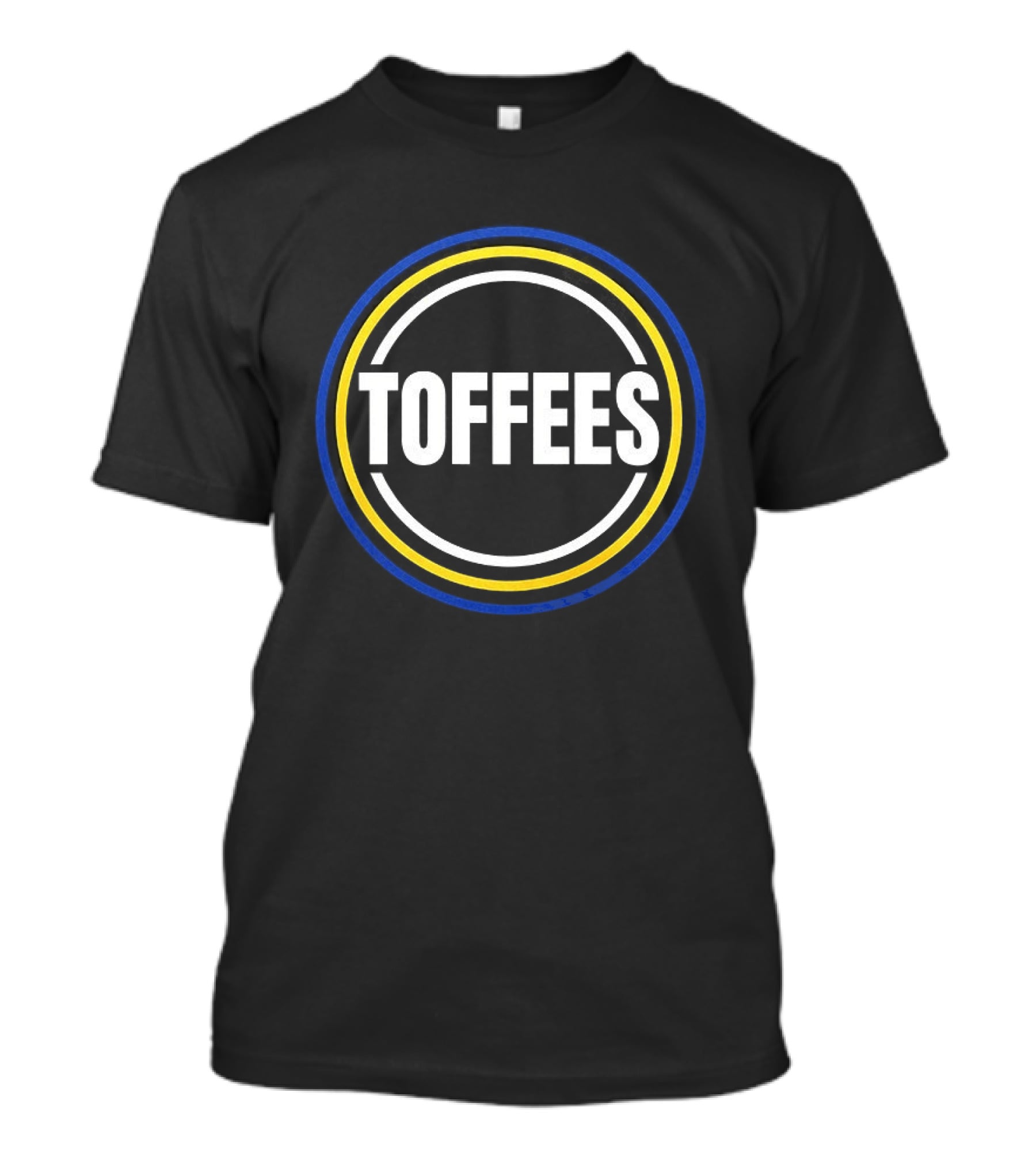 Toffees Circle Blue And Yellow Rings T-Shirt