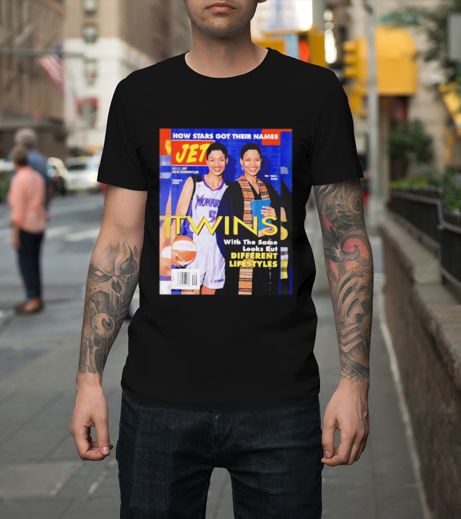 Jet Magazine Pamela McGee And Paula McGee Twins Different Lifestyles July 27 1987 T-Shirt