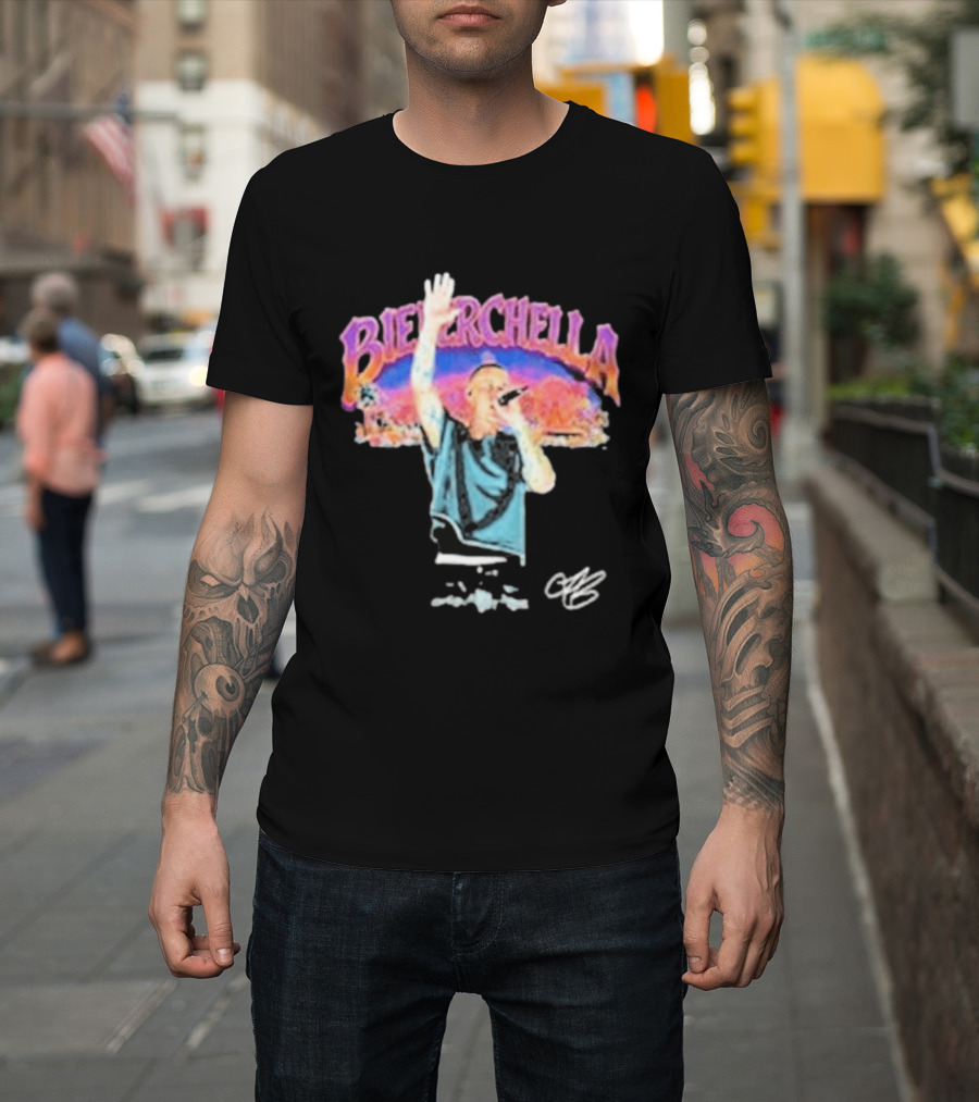 Bieberchella 2026 Justin Bieber Performance Artistry And Festival Vibes T-Shirt