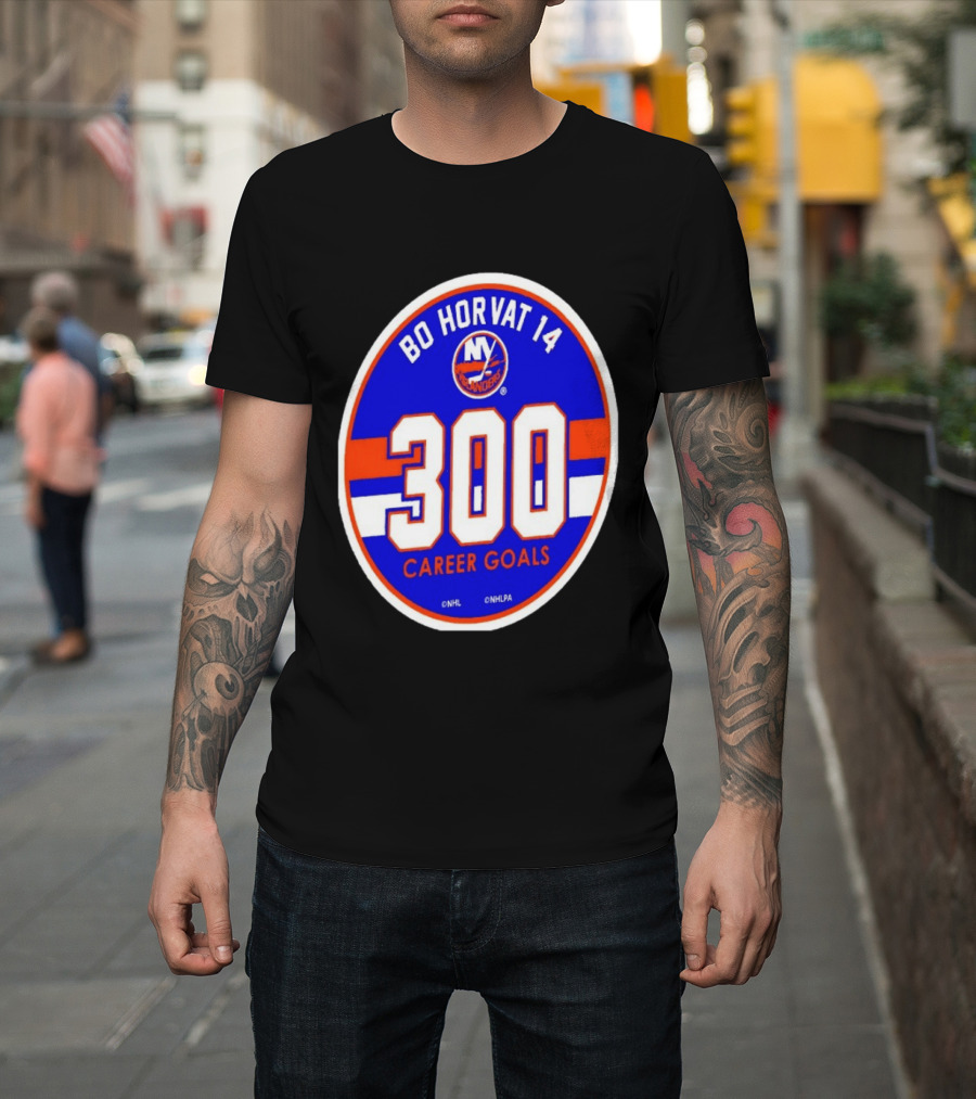 Bo Horvat 14 Islanders NHL 300 Career Goals T-Shirt