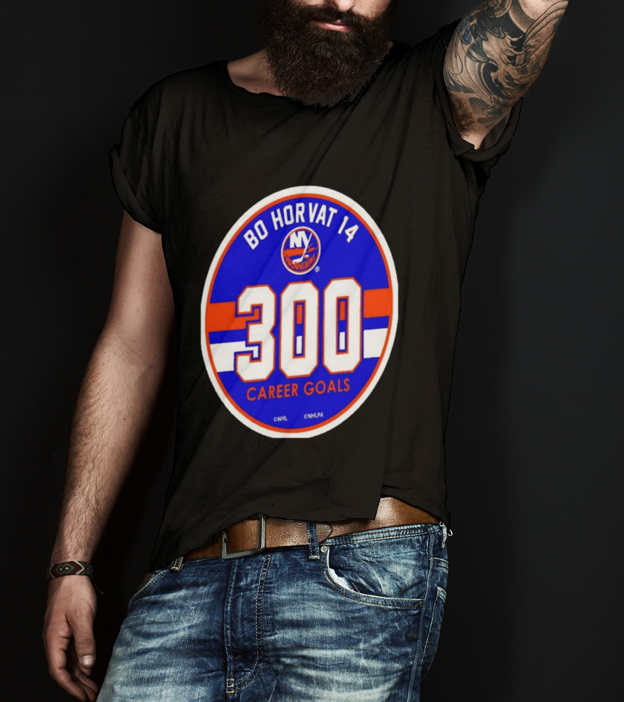 Bo Horvat 14 Islanders NHL 300 Career Goals T-Shirt