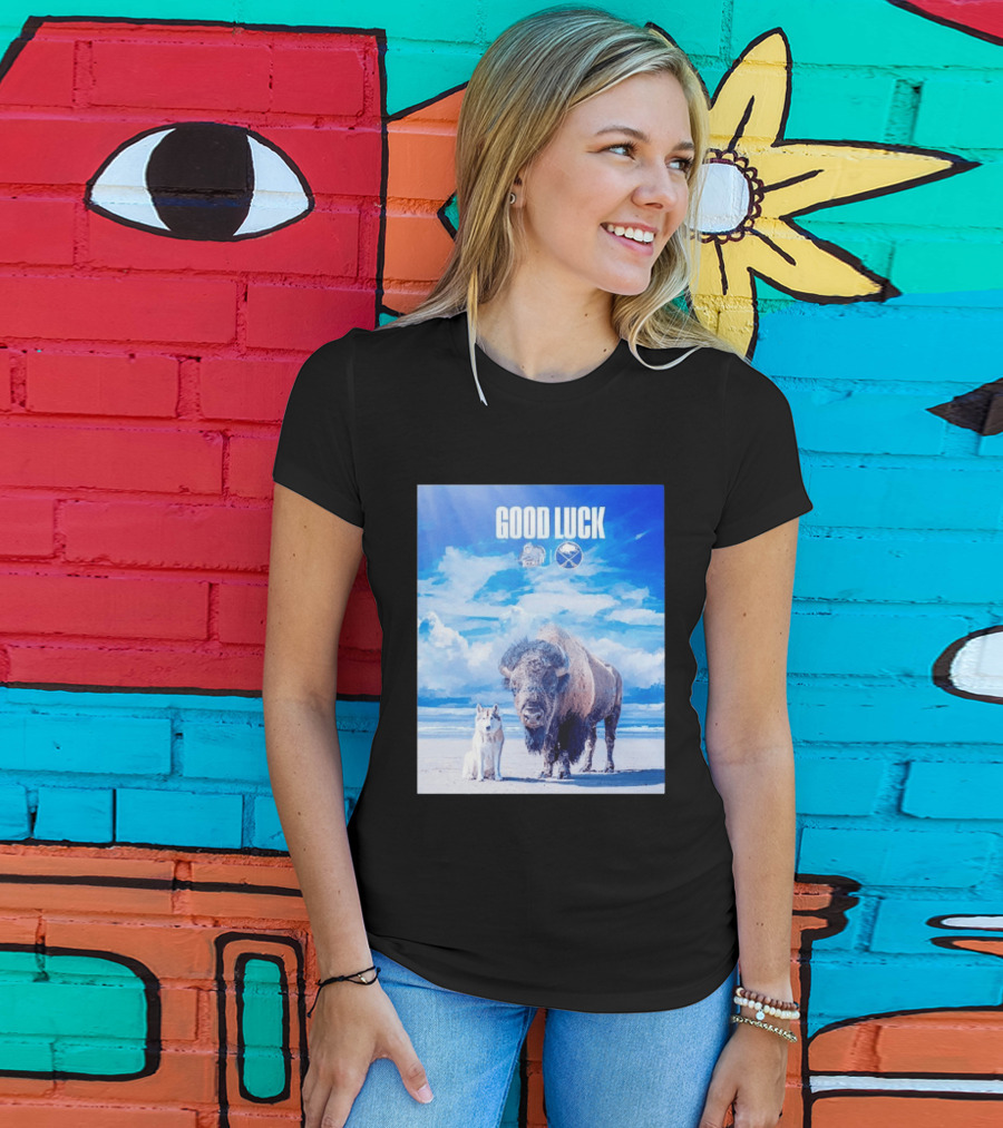 Good Luck Jacksonville Icemen Buffalo Sabres NHL Team Game 1 Buffalo Beach Sky T-Shirt