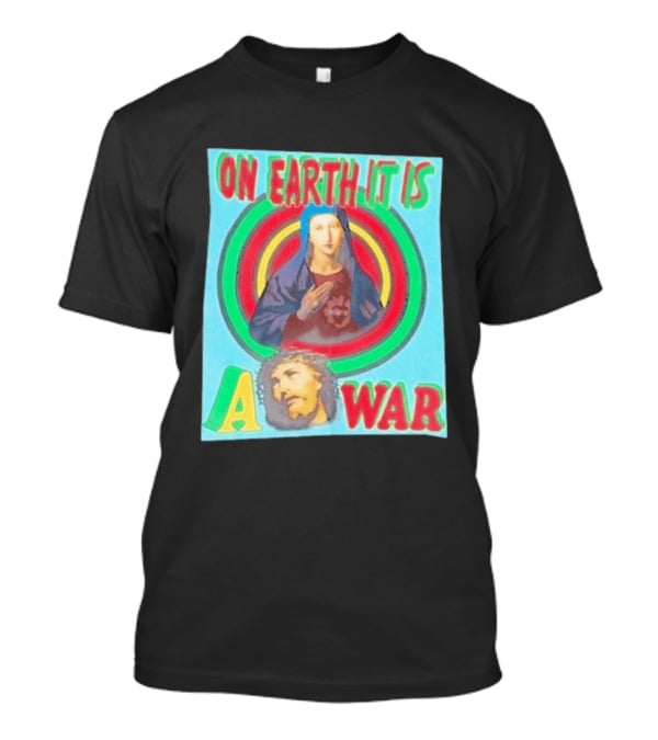 Houston Texans Saint Michael On Earth It Is A War T-Shirt