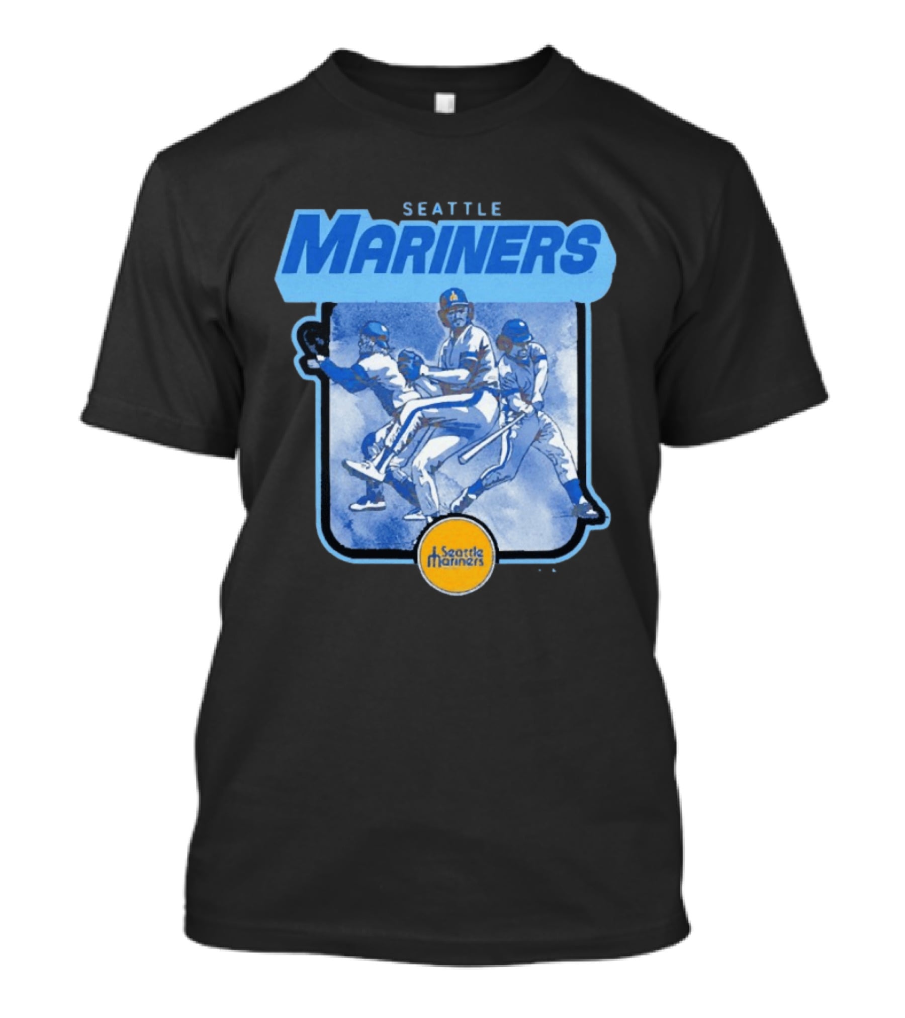 Seattle Mariners Retro Baseball Players T-Shirt