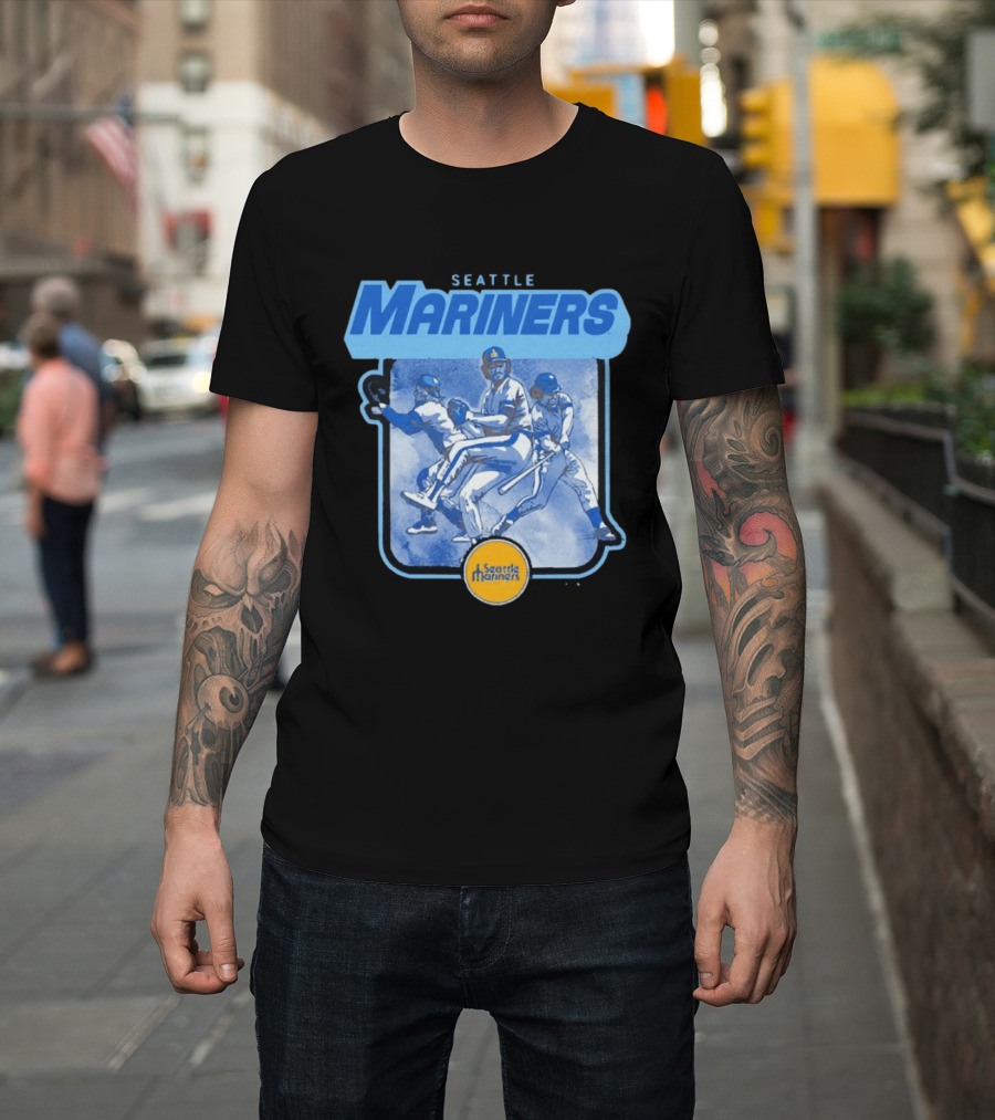Seattle Mariners Retro Baseball Players T-Shirt