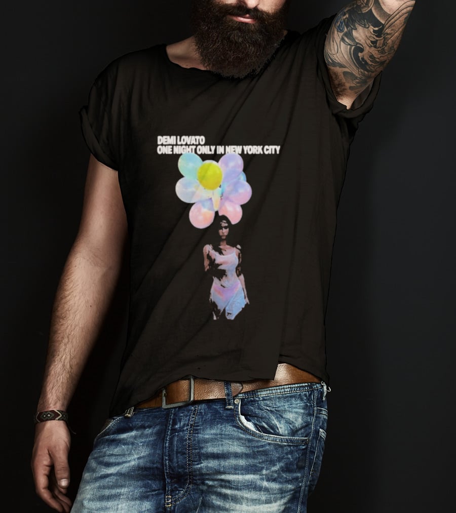 Demi Lovato One Night Only In New York City Colorful Balloons Dress T-Shirt