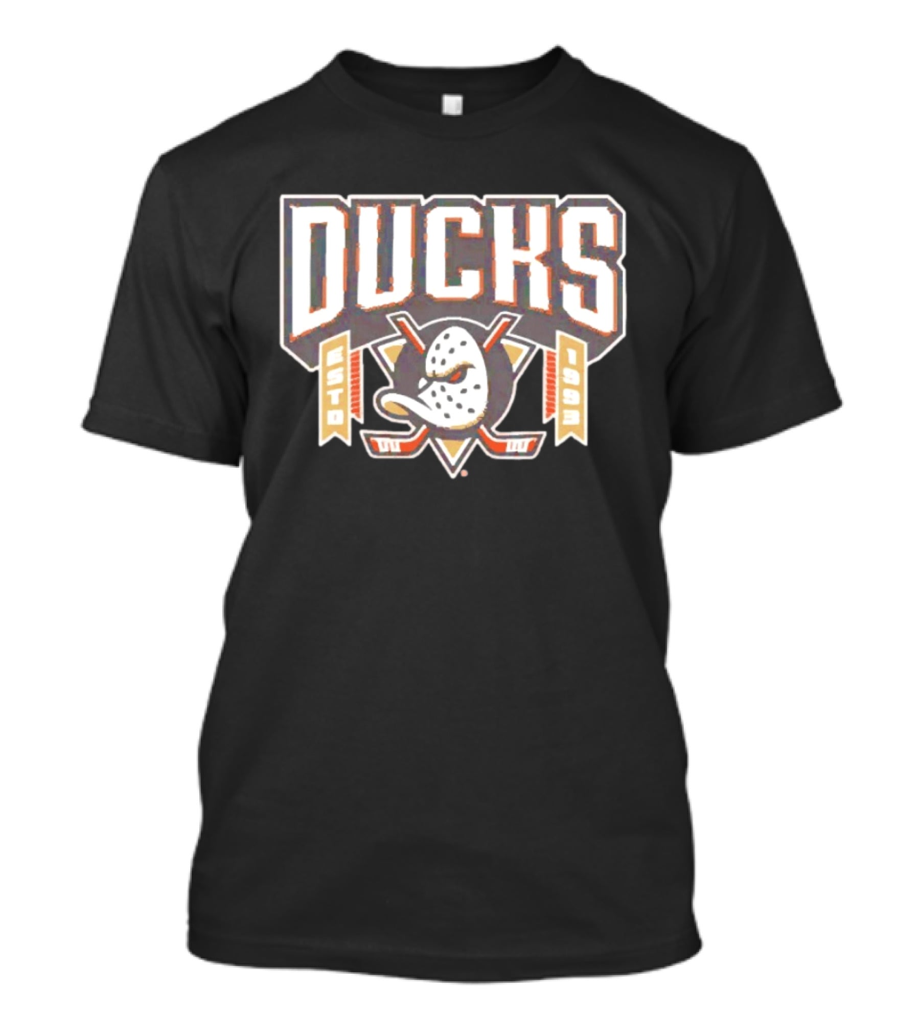 Raise The Banners Anaheim Ducks Est 1993 Retro Hockey T-Shirt