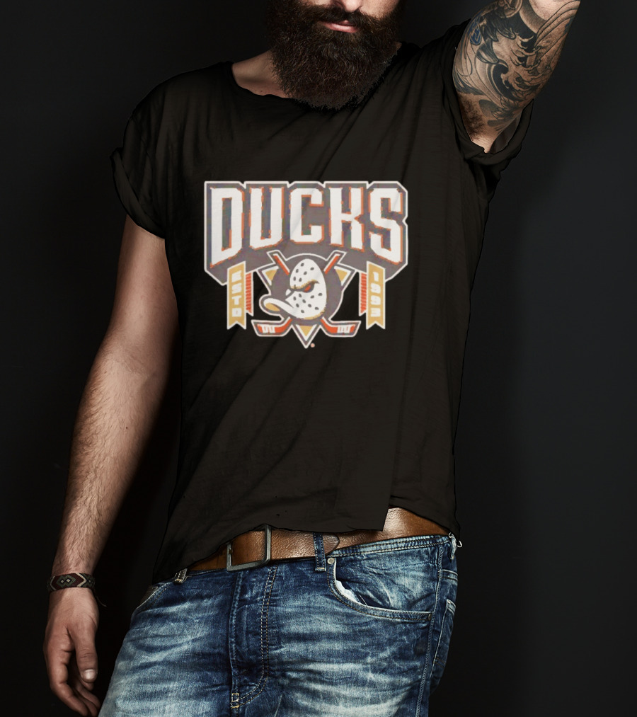 Raise The Banners Anaheim Ducks Est 1993 Retro Hockey T-Shirt