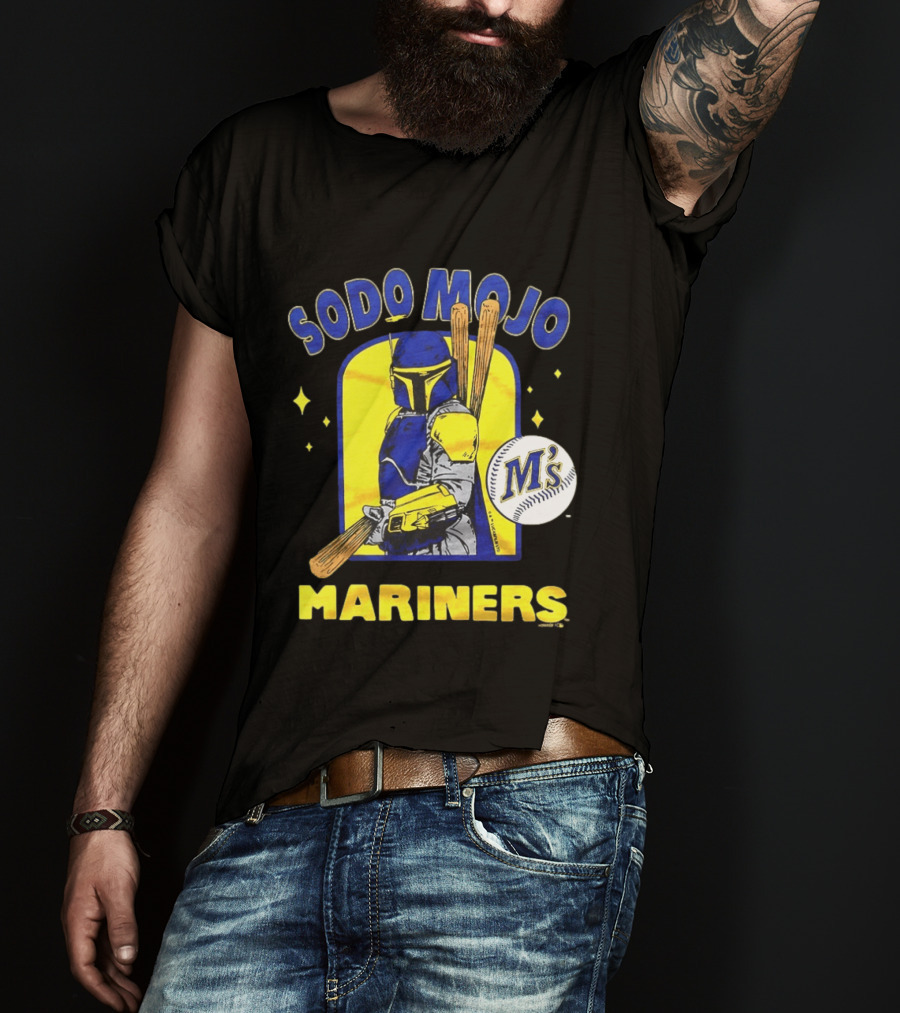 Sodo Mojo Mariners Star Wars M's Baseball T-Shirt
