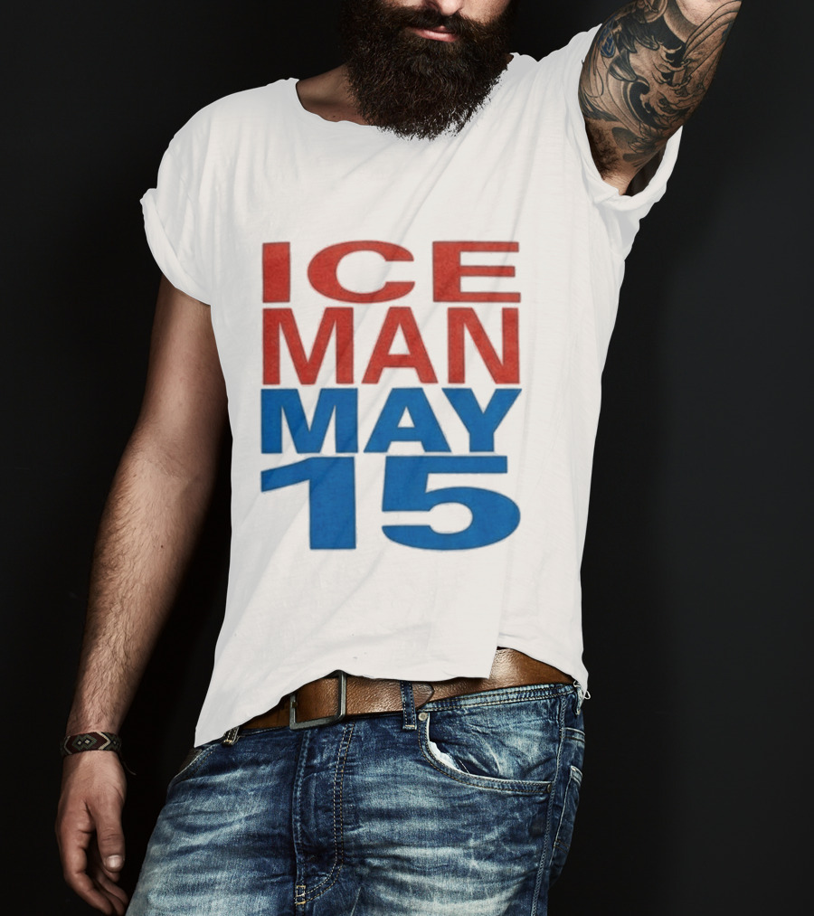 Iceman May 15 Bold Red Blue T-Shirt