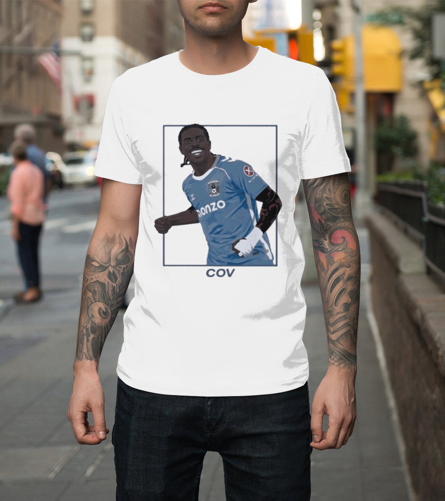 Coventry City FC Haji Wright Monzo Sponsor Premier League Comeback T-Shirt