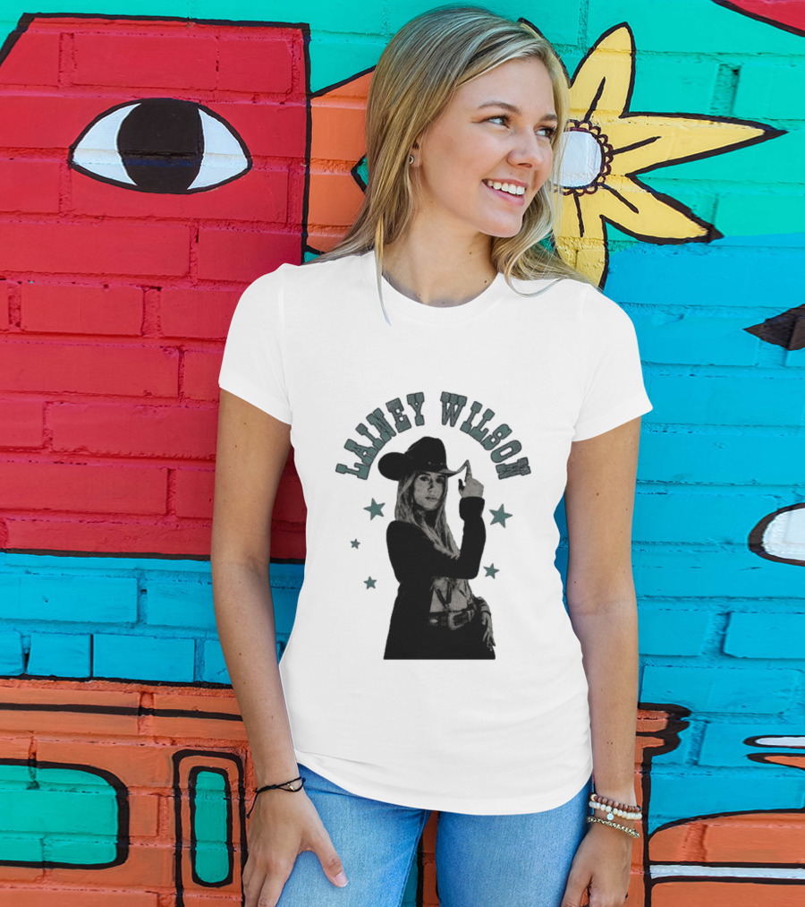 Lainey Wilson Tour 26 Western Cowboy Hat Starry Country Music T-Shirt