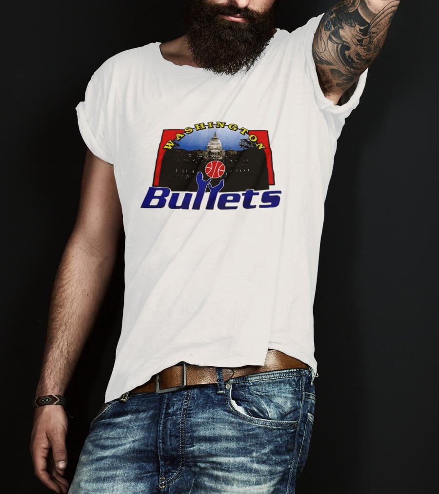 Washington Bullets Capitol Basketball T-Shirt