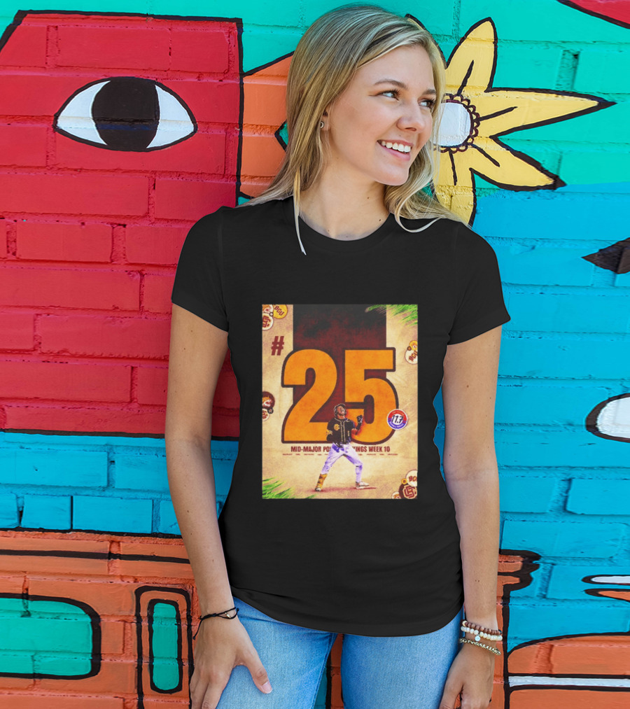 #25 Mid Major Power Rankings Week 10 Bethune Cookman Wildcats T-Shirt