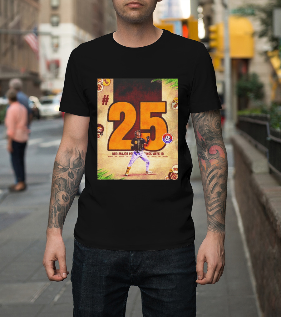 #25 Mid Major Power Rankings Week 10 Bethune Cookman Wildcats T-Shirt