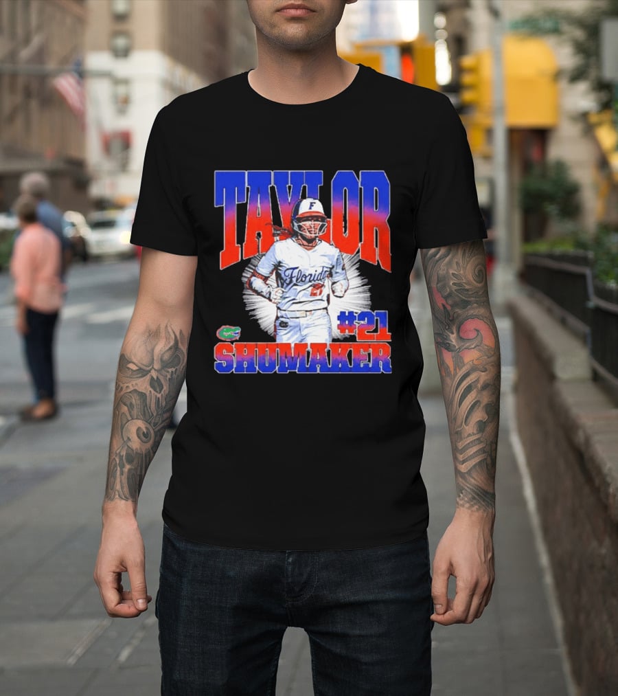 Florida Gators Taylor Shumaker NCAA Softball #21 T-Shirt