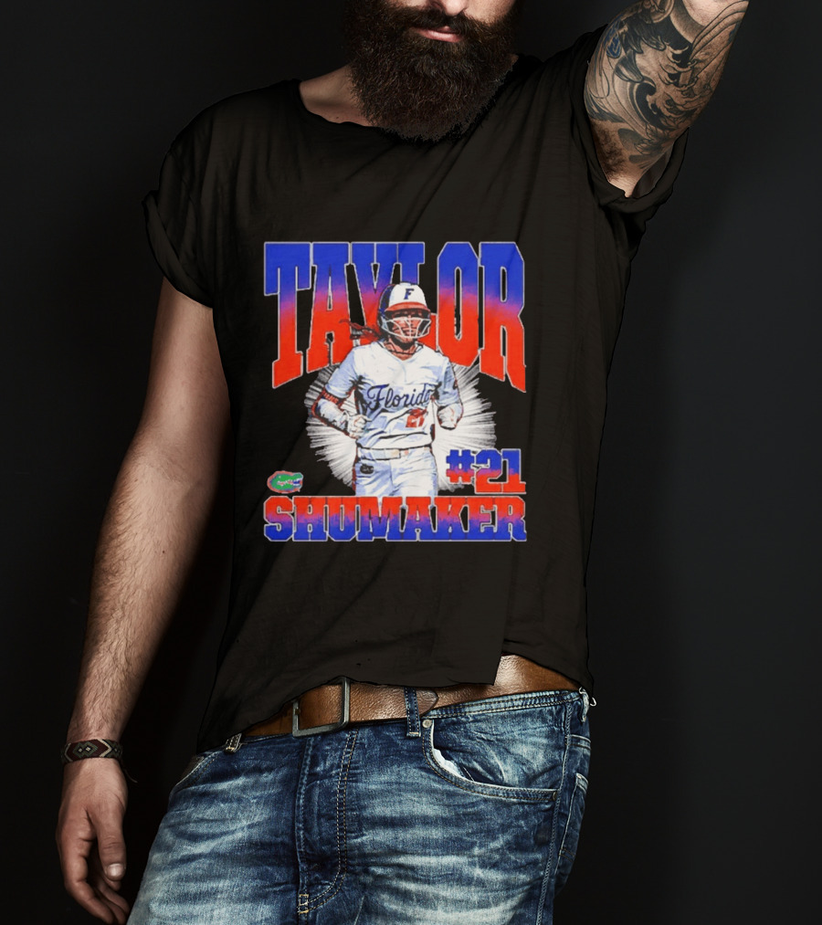 Florida Gators Taylor Shumaker NCAA Softball #21 T-Shirt