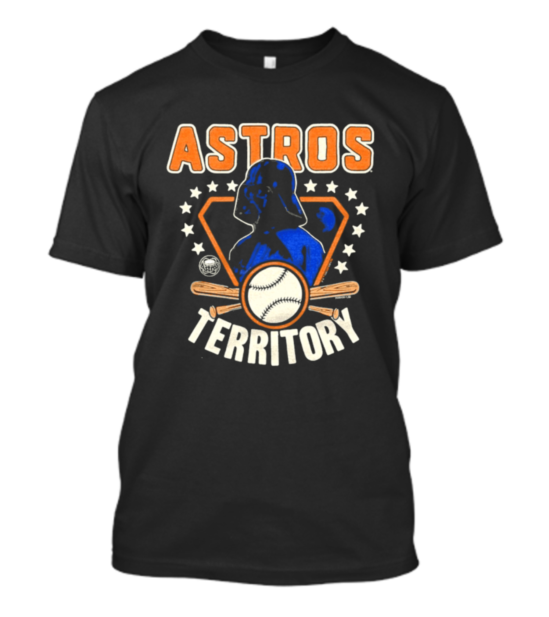 Youth Houston Astros Territory Star Wars Collaboration With Baseball And Darth Vader T-Shirt