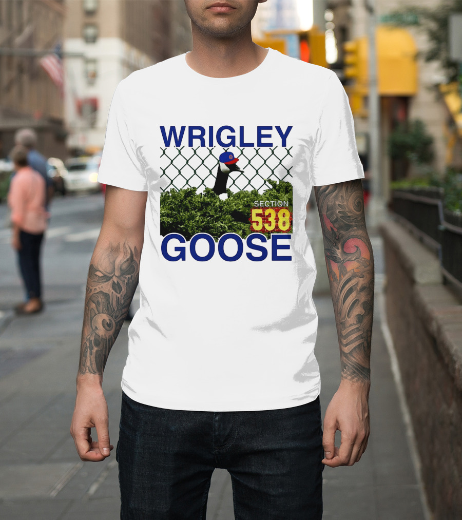 Wrigley Goose Section 538 Chicago Cubs MLB T-Shirt