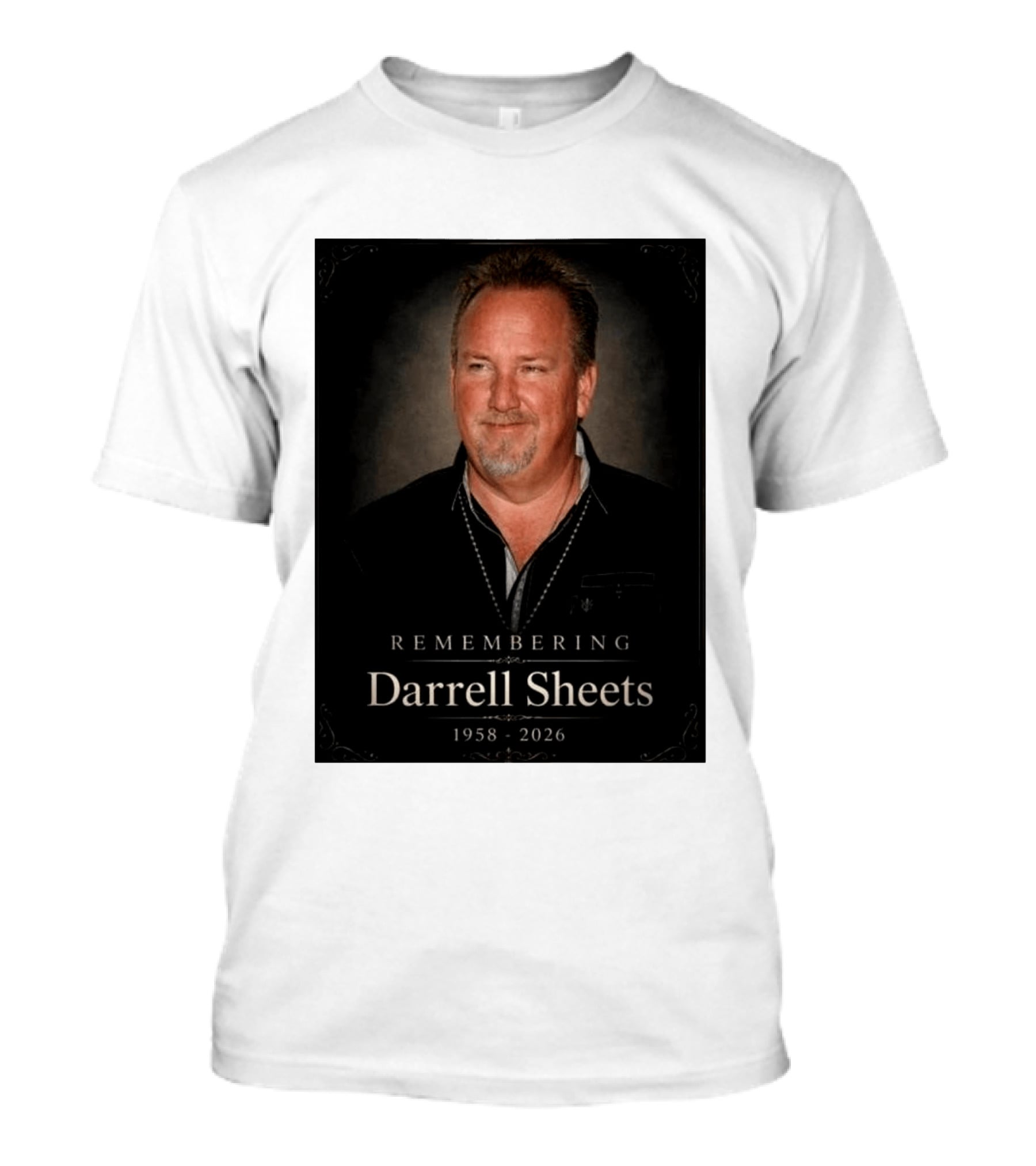 Remembering Darrell Sheets 1958 2026 Memorial T-Shirt