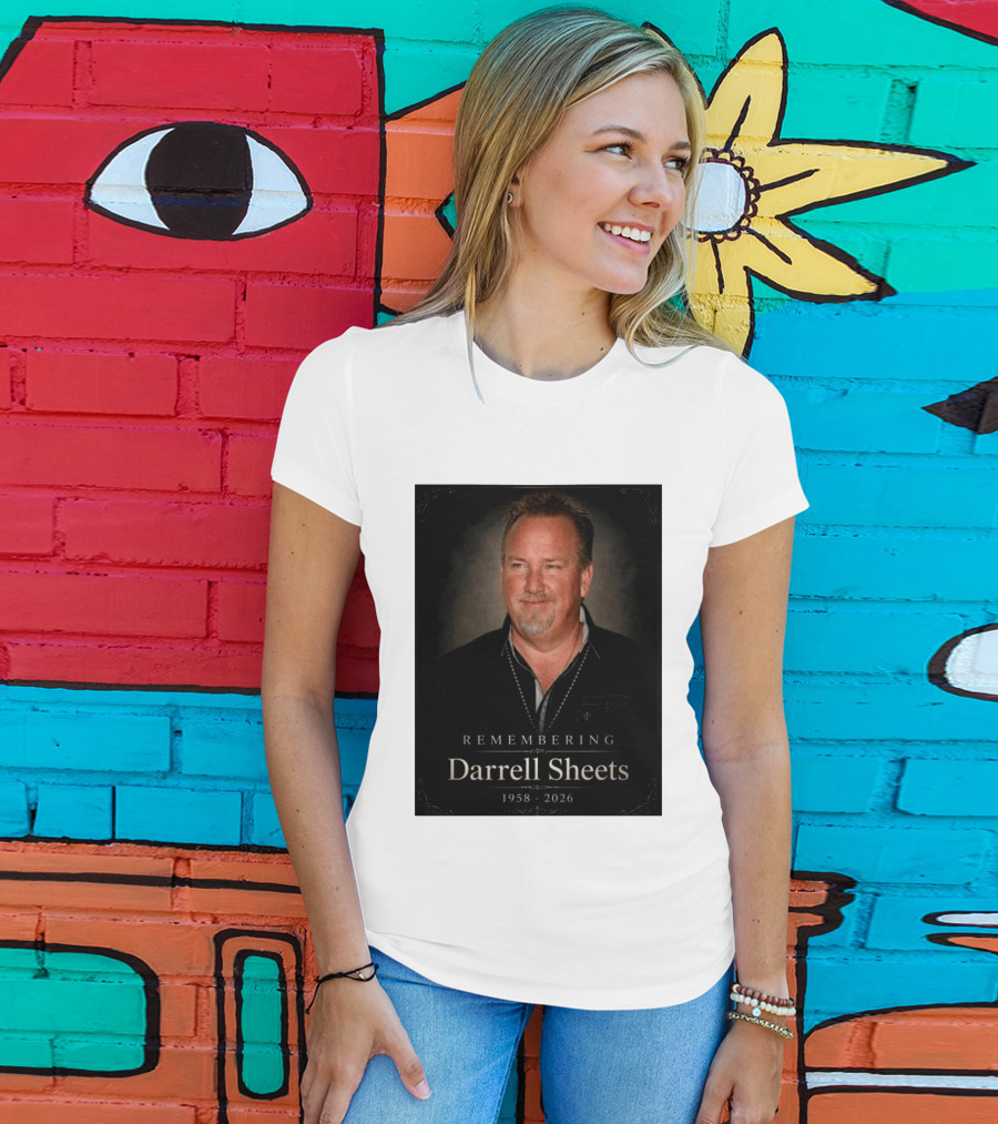 Remembering Darrell Sheets 1958 2026 Memorial T-Shirt