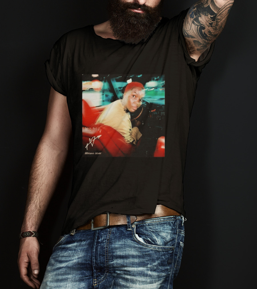 Arlo Parks Ambiguous Desire Heart Signature Vibrant Driving Scene T-Shirt