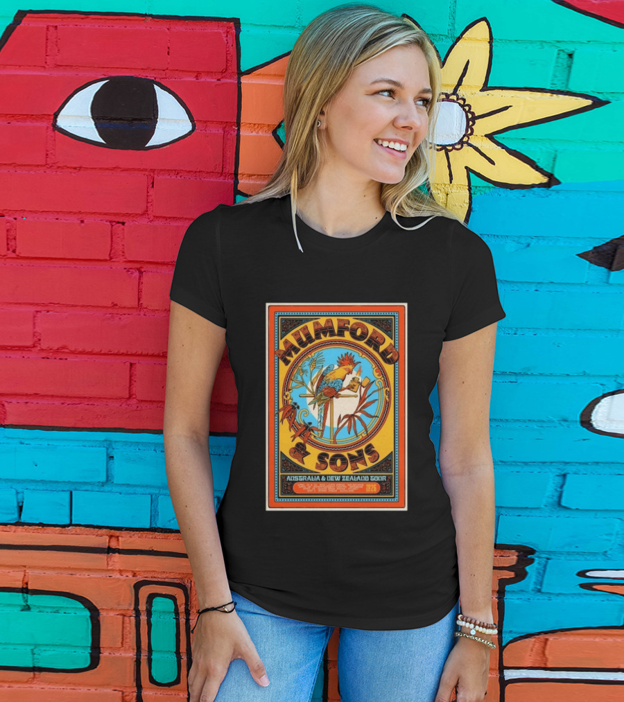 Mumford And Sons Australia New Zealand Tour May 2 2026 Concert T-Shirt