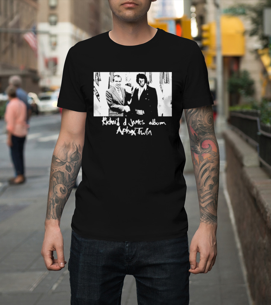 Richard D. James Album Aphex Twin Handshake T-Shirt