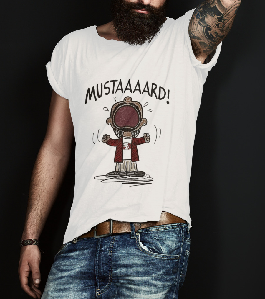 San Francisco 49ers Mustard Crying Character 2024 T-Shirt