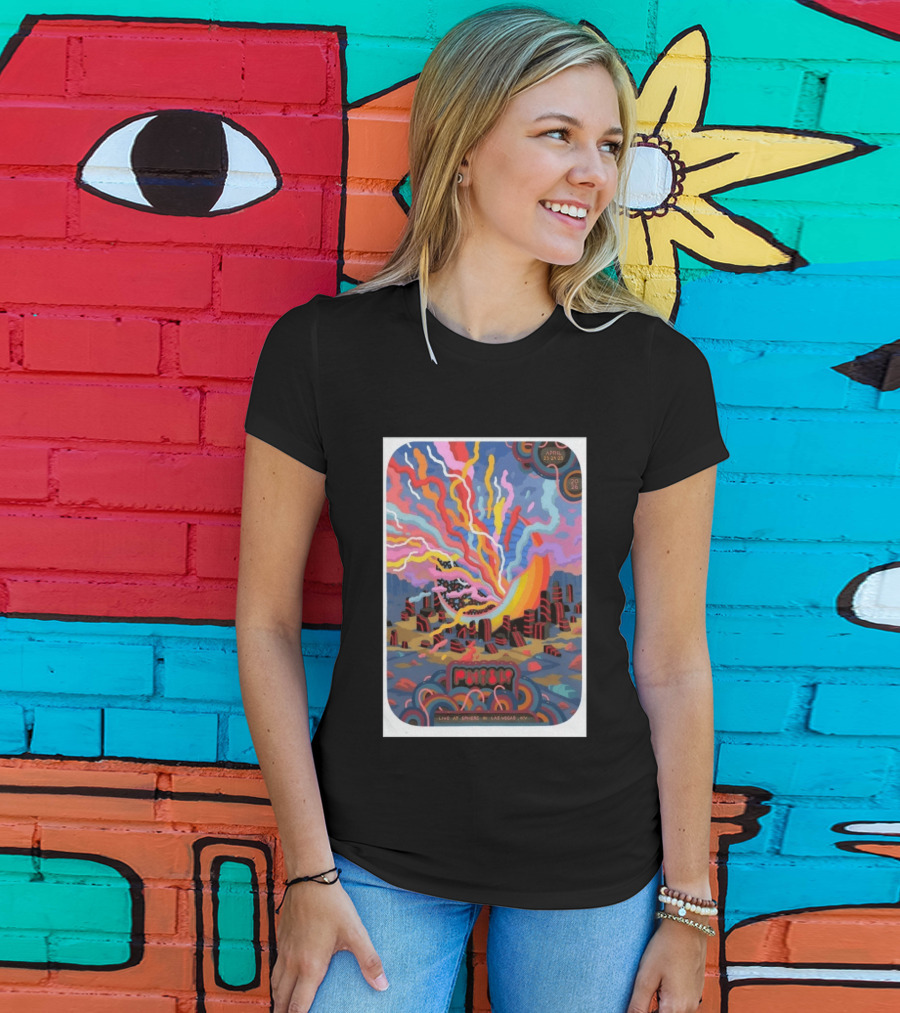 Phish Live At Sphere Las Vegas April 23 24 2026 Psychedelic Art Event T-Shirt