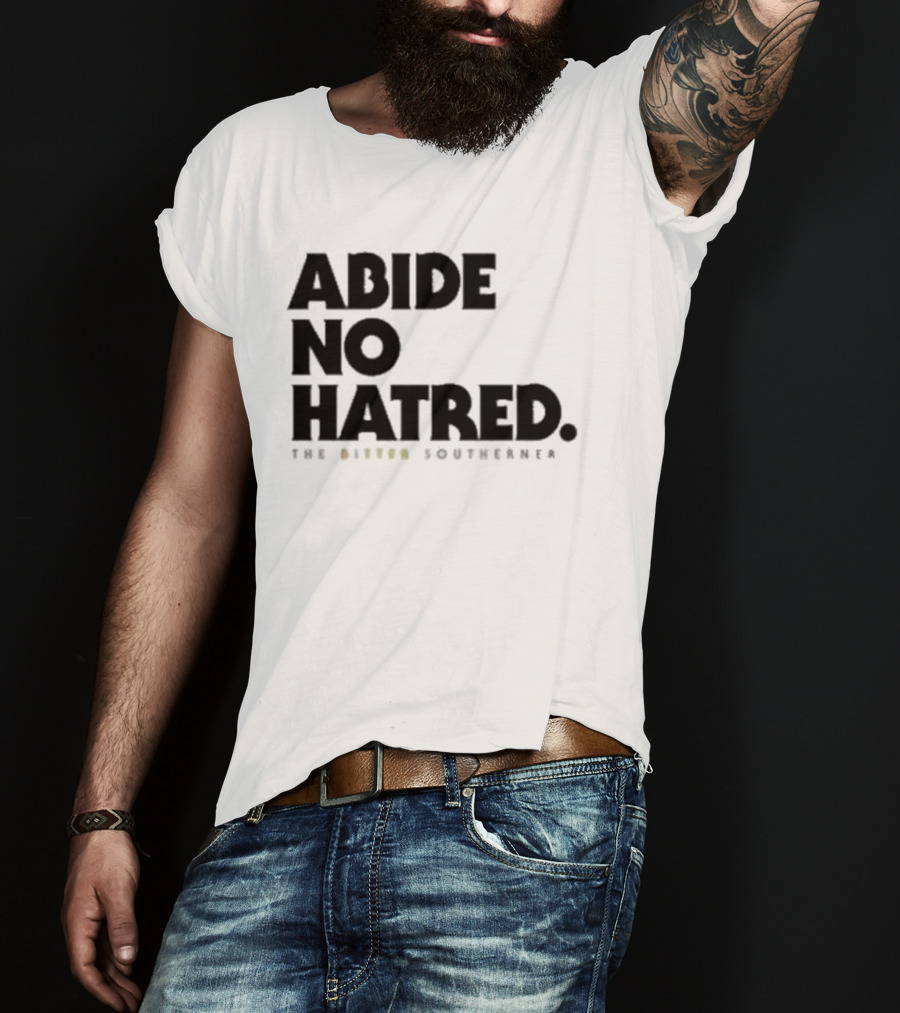 Abide No Hatred Top Button Souvenir T-Shirt
