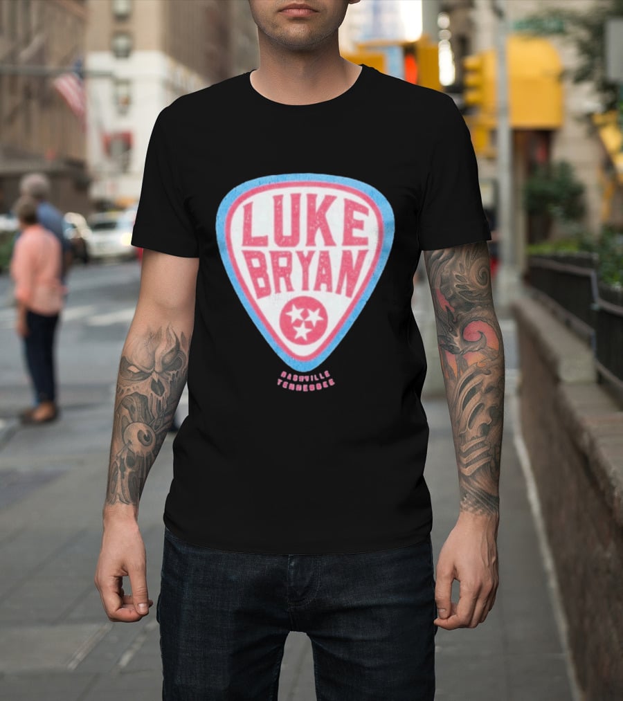 Luke Bryan Nashville Tennessee Pick Three Stars T-Shirt