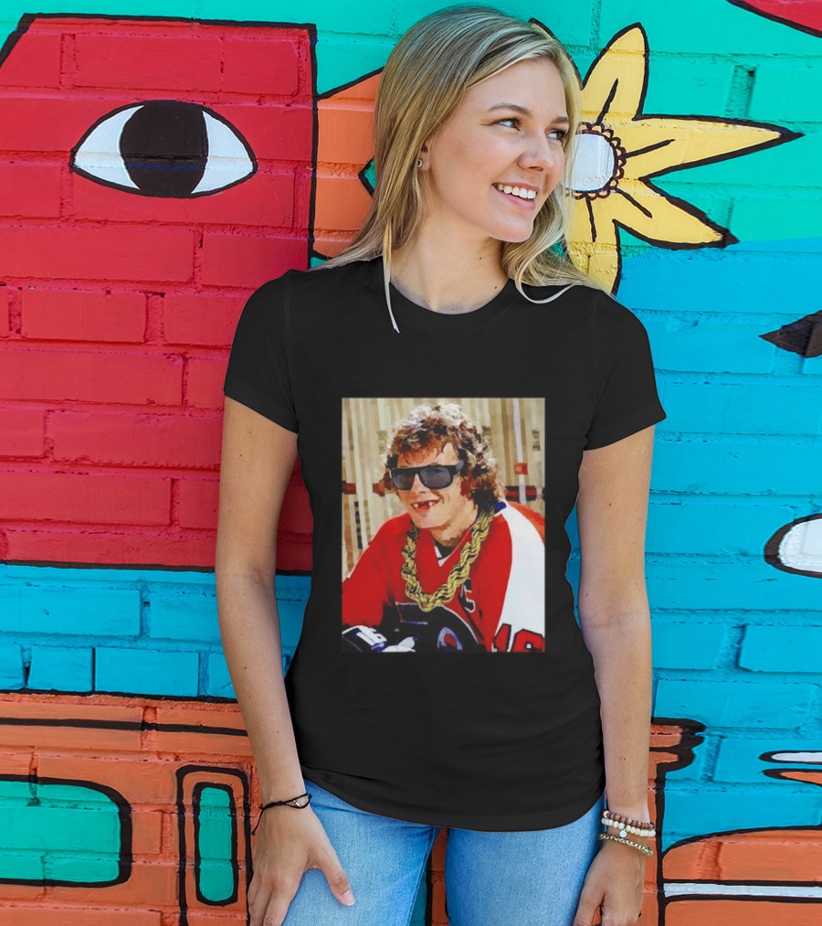 Philadelphia Flyers Bobby Clarke Retro Style Smile Iconic 1970s Nostalgia T-Shirt