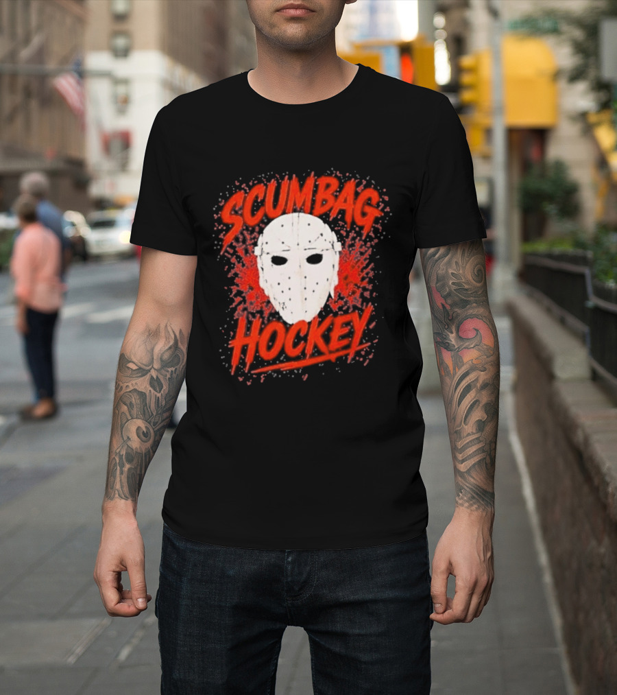 Philadelphia Scumbag Hockey Jason Voorhees Mask T-Shirt