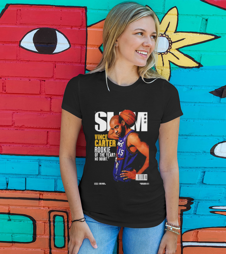 Slam Vince Carter Toronto Raptors Rookie Of The Year No Doubt T-Shirt
