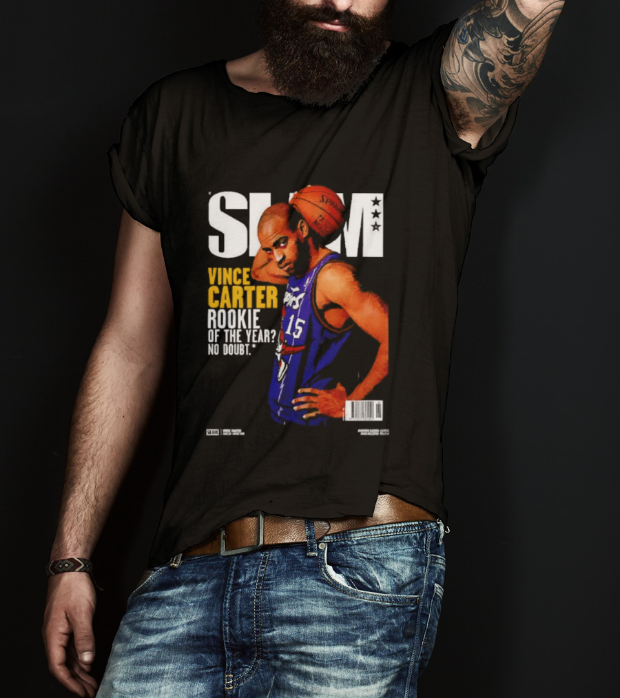 Slam Vince Carter Toronto Raptors Rookie Of The Year No Doubt T-Shirt