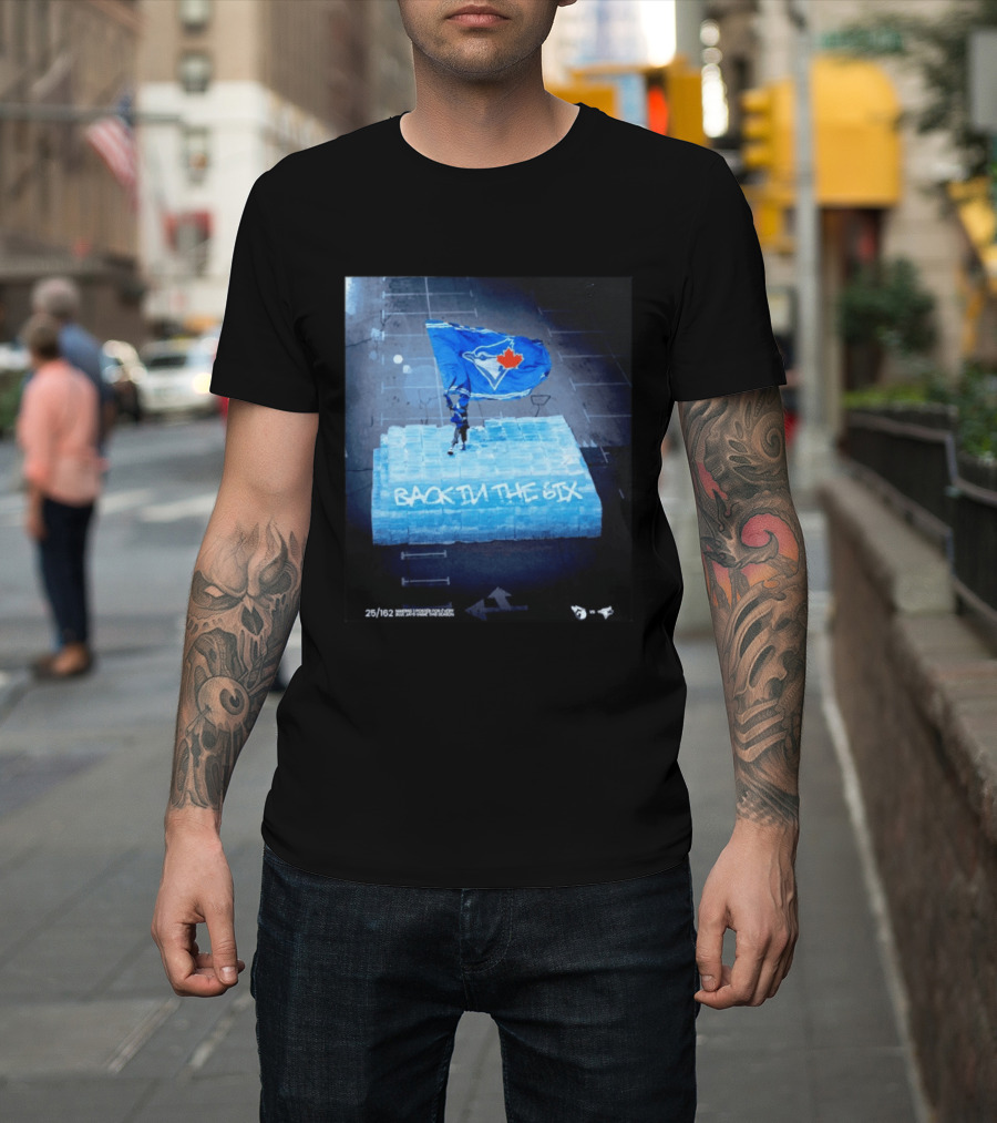 Toronto Blue Jays Back In The 6ix Ice Flag And Blocks T-Shirt