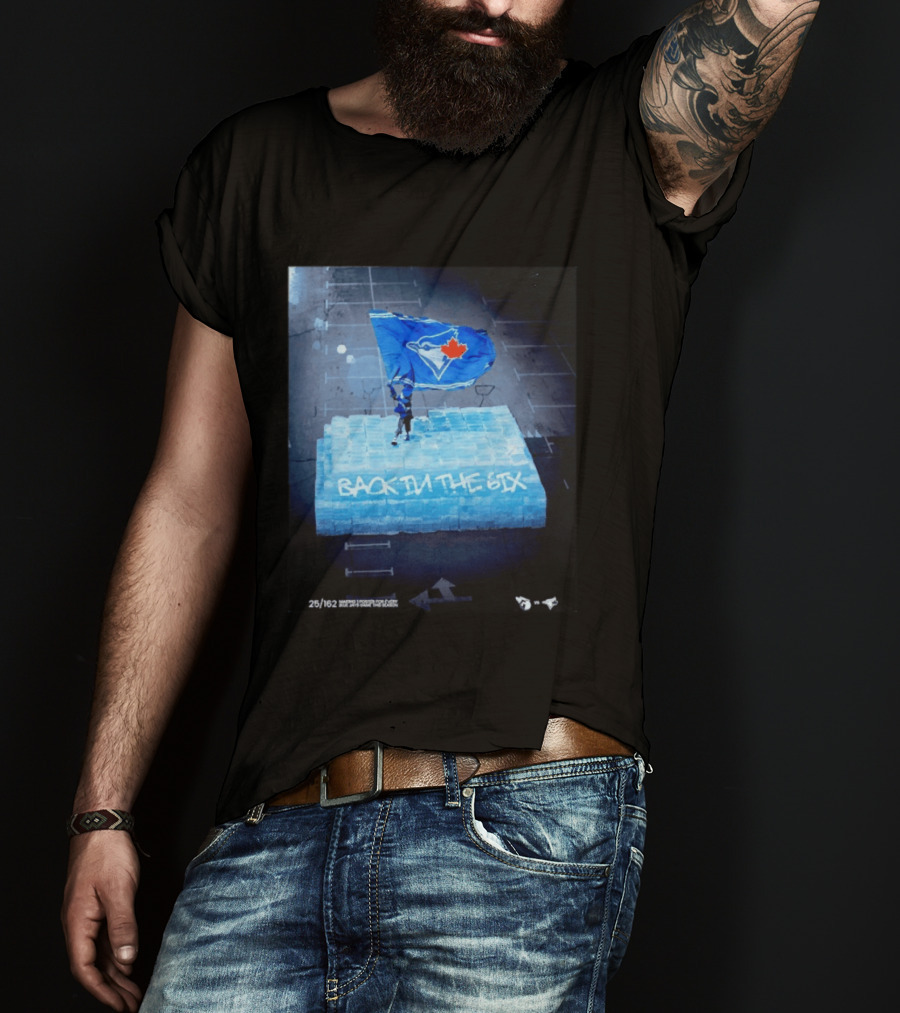 Toronto Blue Jays Back In The 6ix Ice Flag And Blocks T-Shirt