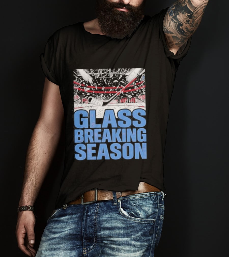 Colorado Avalanche Glass Breaking Season T-Shirt