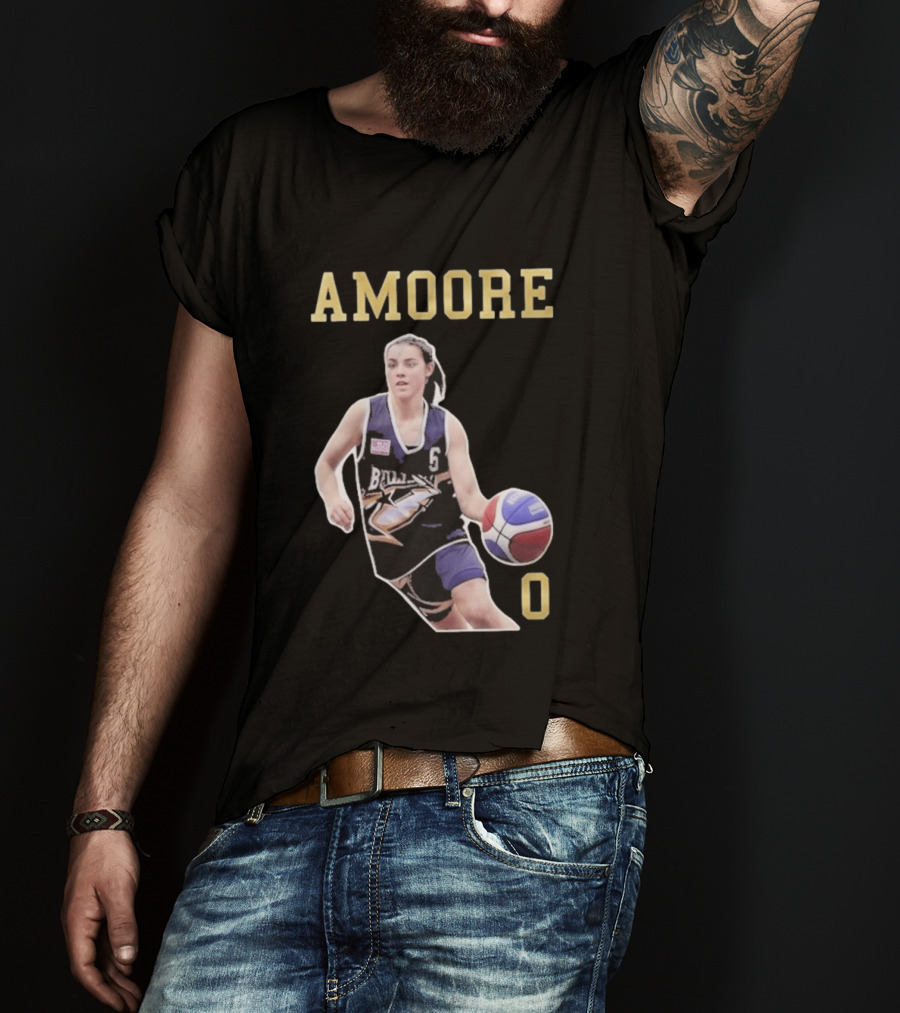 Amoore Bulls Basketball Player Jersey Number 0 T-Shirt