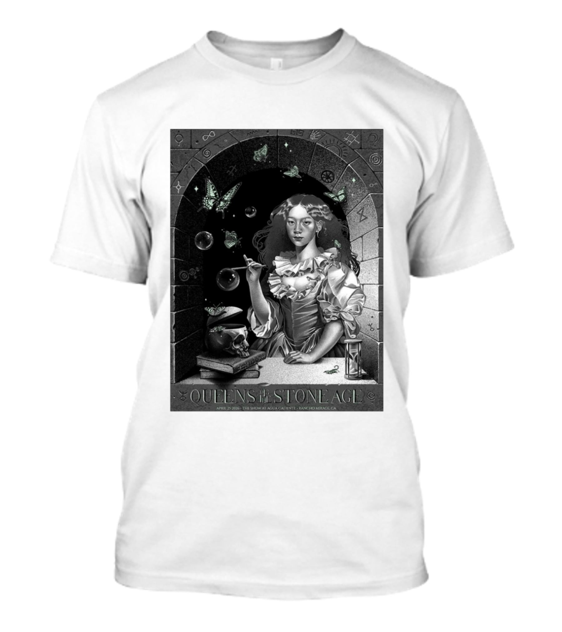 Queens Of The Stone Age Rancho Mirage California 2026 Gig Agua Caliente April 25 2026 T-Shirt