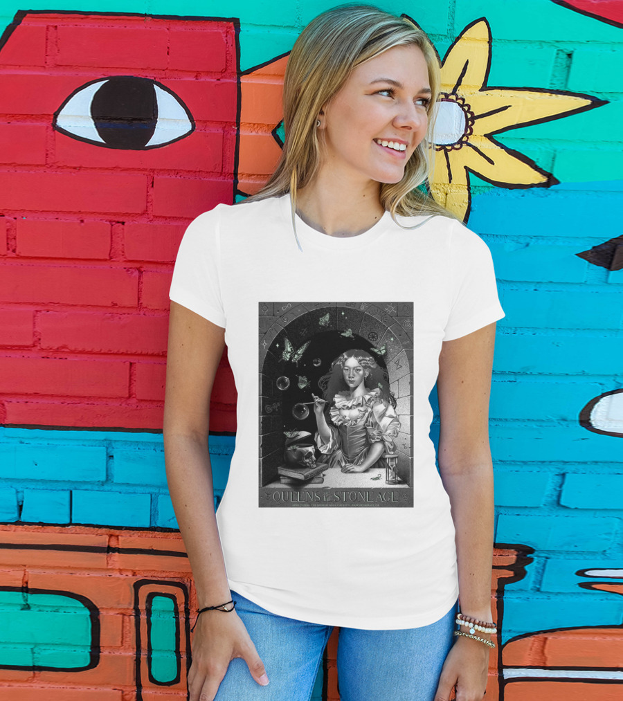 Queens Of The Stone Age Rancho Mirage California 2026 Gig Agua Caliente April 25 2026 T-Shirt