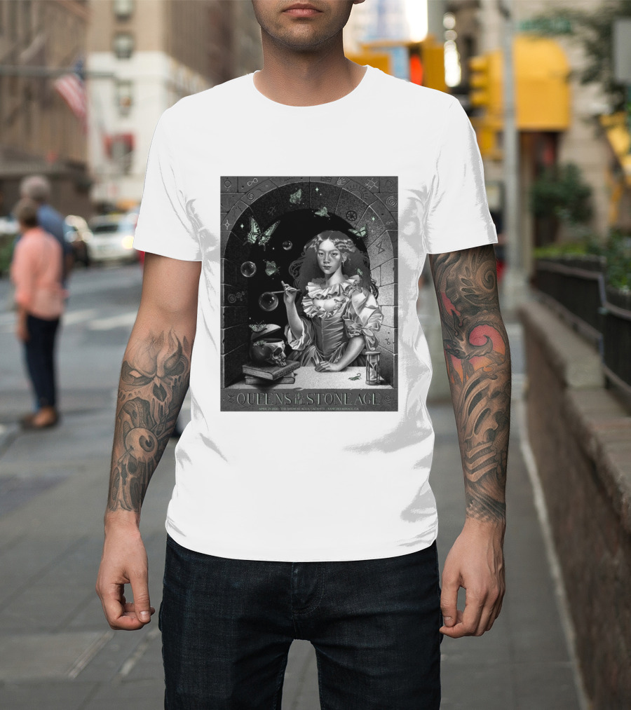 Queens Of The Stone Age Rancho Mirage California 2026 Gig Agua Caliente April 25 2026 T-Shirt