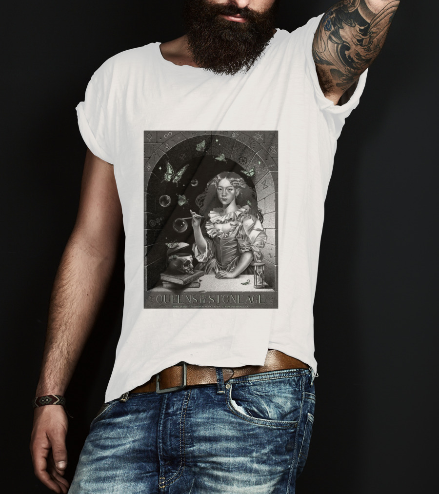 Queens Of The Stone Age Rancho Mirage California 2026 Gig Agua Caliente April 25 2026 T-Shirt