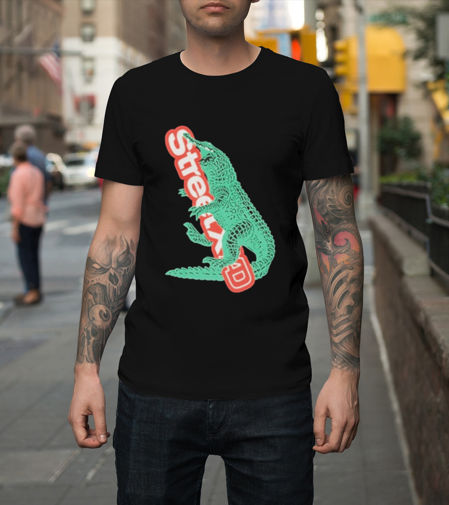 StreetxAD Basilik Gator Vintage Crocodile T-Shirt