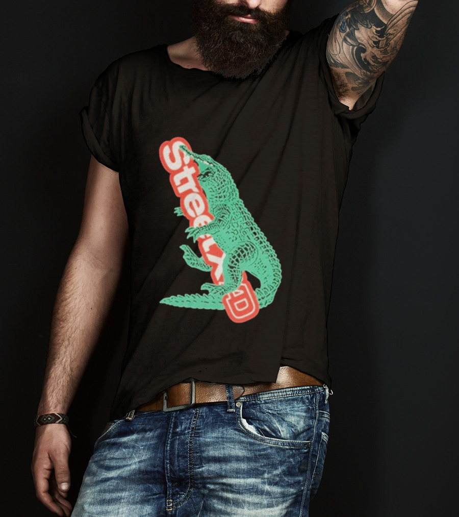 StreetxAD Basilik Gator Vintage Crocodile T-Shirt