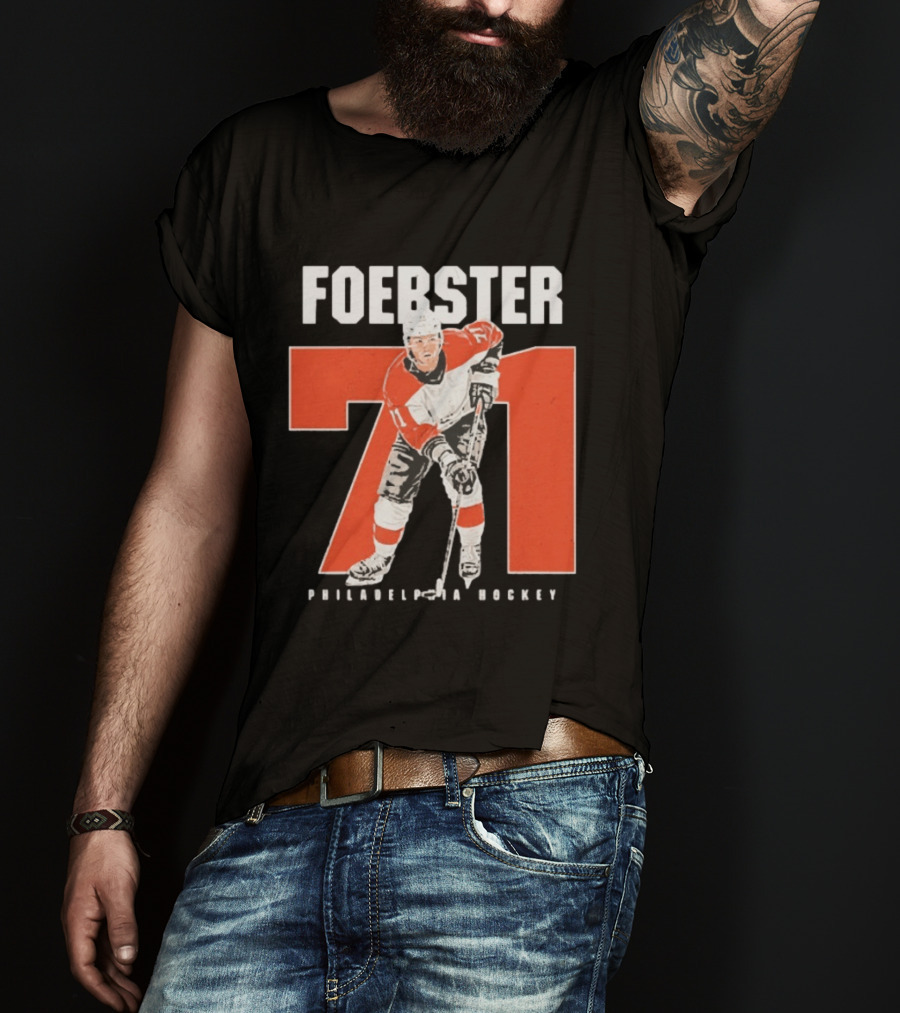 Tyson Foerster 71 Philadelphia Hockey Flyers T-Shirt