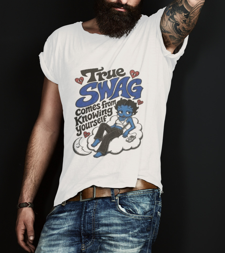 True Swag Comes From Knowing Yourself Third Eye Kingdom Self Knowledge T-Shirt