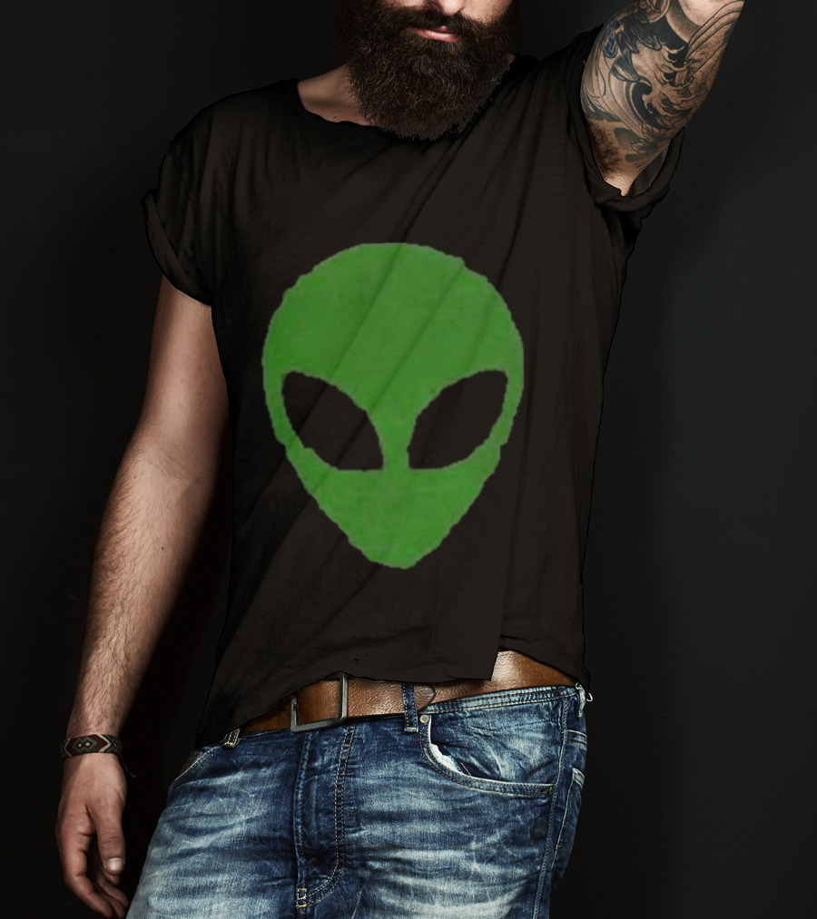 Margo Millet Alien Green Face Money Troubles T-Shirt