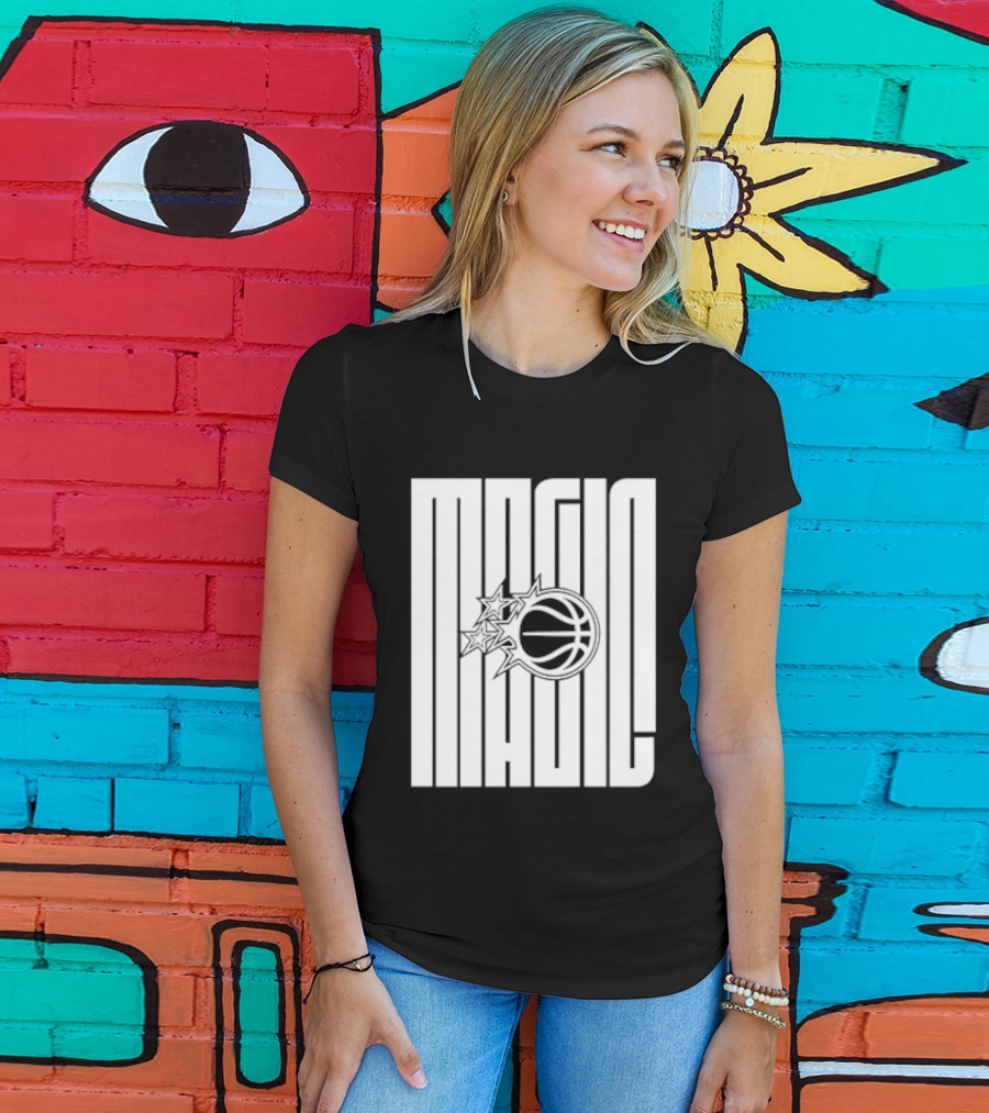 Orlando Magic Basketball Team Logo NBA Merchandise T-Shirt